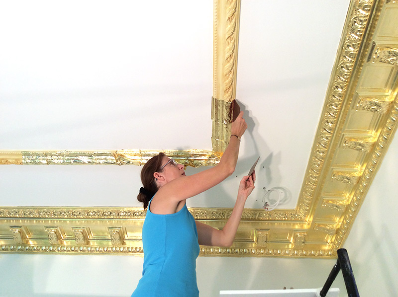 Gilding Woodwork and Ceilings