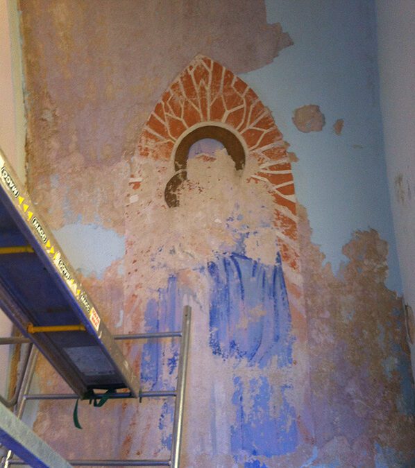 Restoration of frescoes